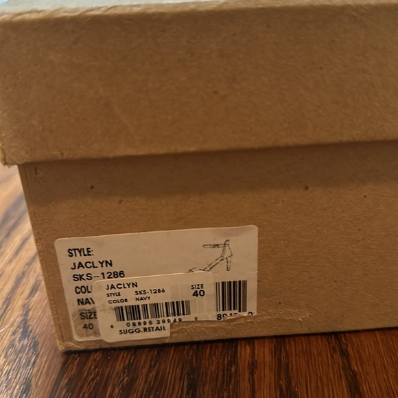 Joie blue suede ankle strap high heel sandals size 40 / size 10 - Picture 6 of 6